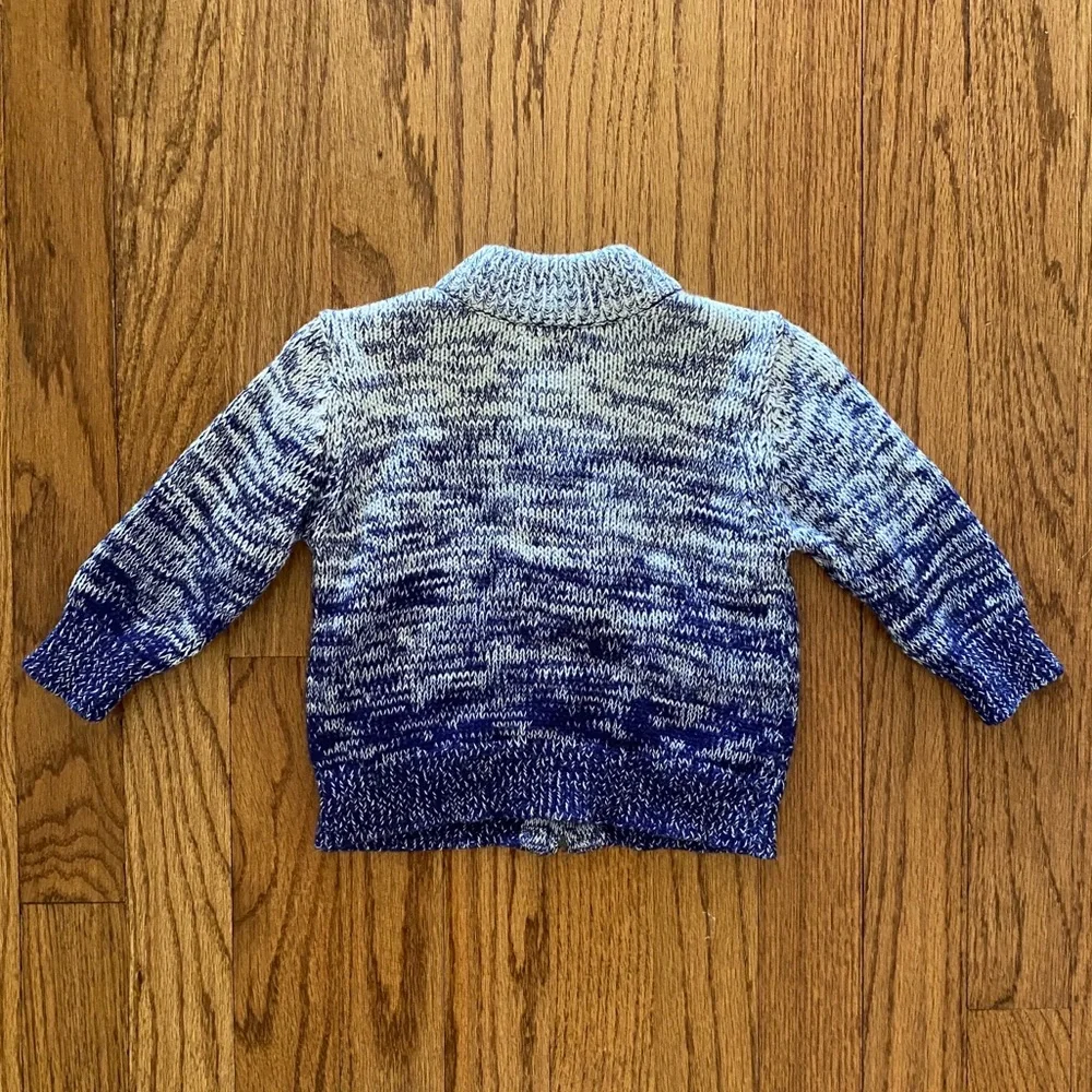 Cozy baby zip up sweater